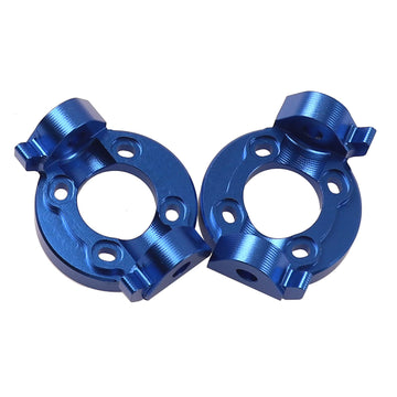 2Pcs Vgoohobby Aluminum Alloy C Hub Carrier Caster Block C Seat Compatible with 1/8 Losi LMT 4WD Solid Axle RC Monster Car (Blue