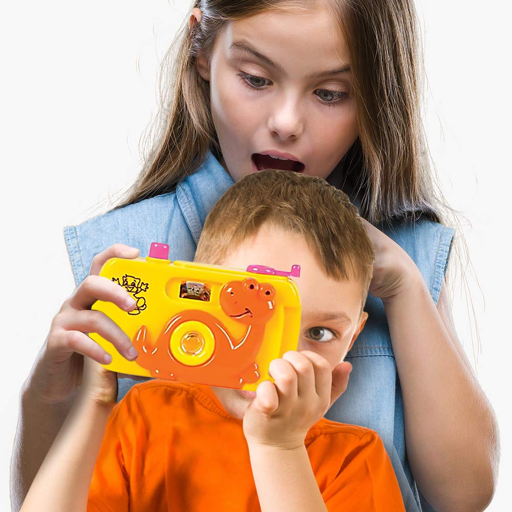Artcreativity Kids Camera Toy Set With Images In Viewfinder (12Pcs) Pretend Play For Toddlers/Kids, Great For Birthday Party Favors For Kids 3-5, Goody Bags Birthday Gifts, Goody Bag Stuffers
