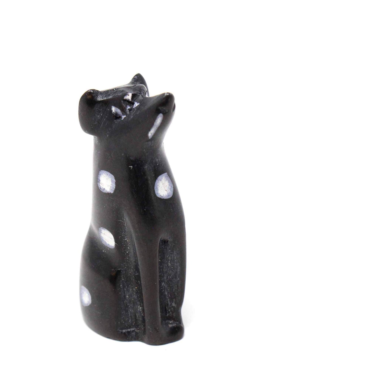Global Crafts Soapstone Tiny Dog Figurines, Handmade In Kenya, Assorted Pack Of 5 Colors (Ksasdog-5Pk)