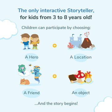 Lunii - My Fabulous Storyteller - Children Craft Their Own Audio Stories - Screen-Free Educational Toy - Kids Toys - English Version