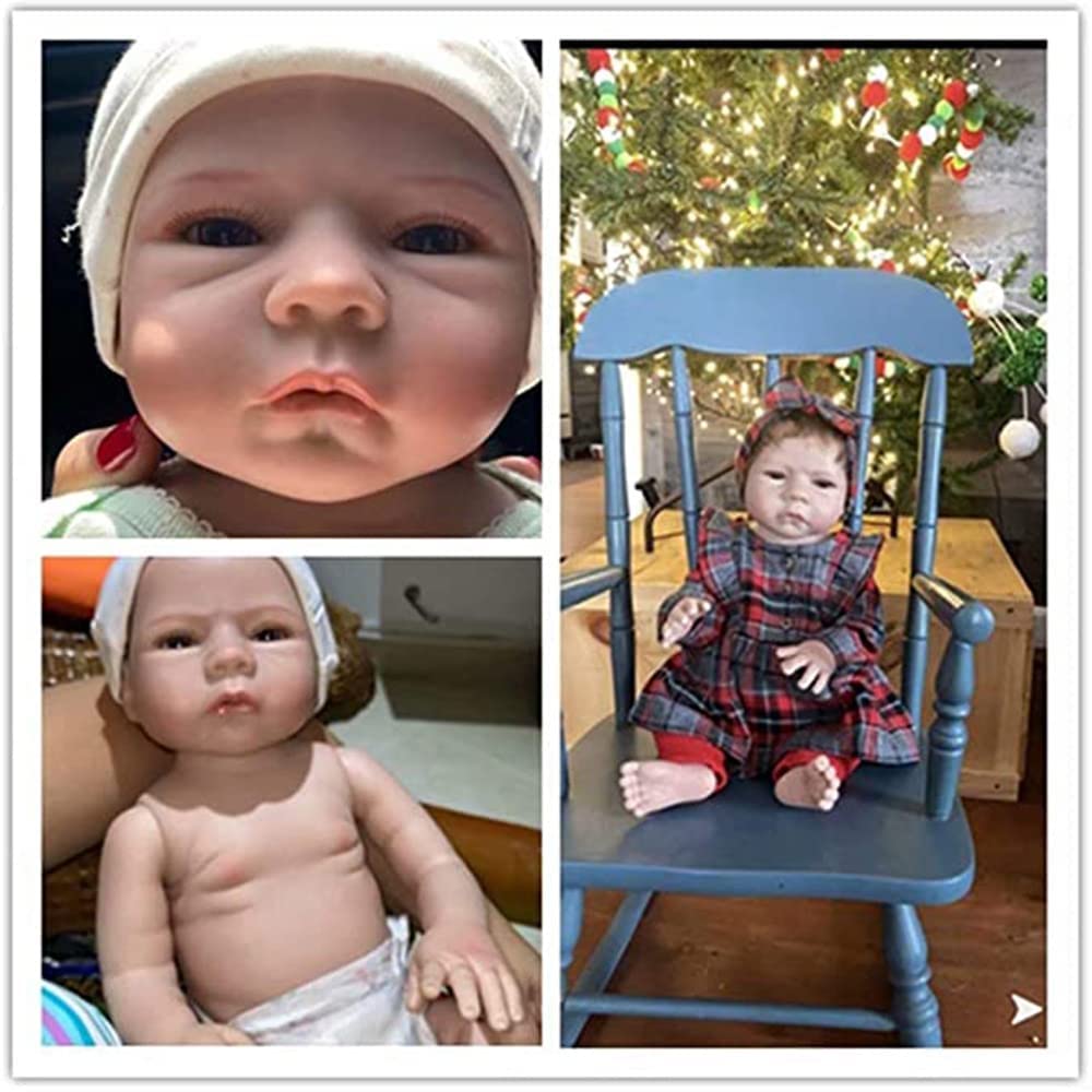 Eurora Reborn Baby Dolls Boys 18 Inch, Reborn Baby Dolls Boy Silicone Body, Boy Reborn Baby Dolls With Clothes And Bottles Boy F