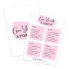 Zedev Birthday Party Game - Give Yourself A Point If, Birthday Party Activity Favor, Set Of 20 Games Cards, Birthday Supplies, A