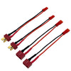 2Pairs T Plug to JST Connector Male Female with 20AWG 10cm Silicone Cable Wire Adapter for RC FPV ESC Speed Controller Lipo Batt