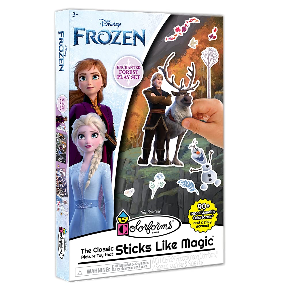 Colorforms - Disney Frozen Box Set - Pieces Stick Like Magic - Creative Storytelling Fun! - Ages 3+