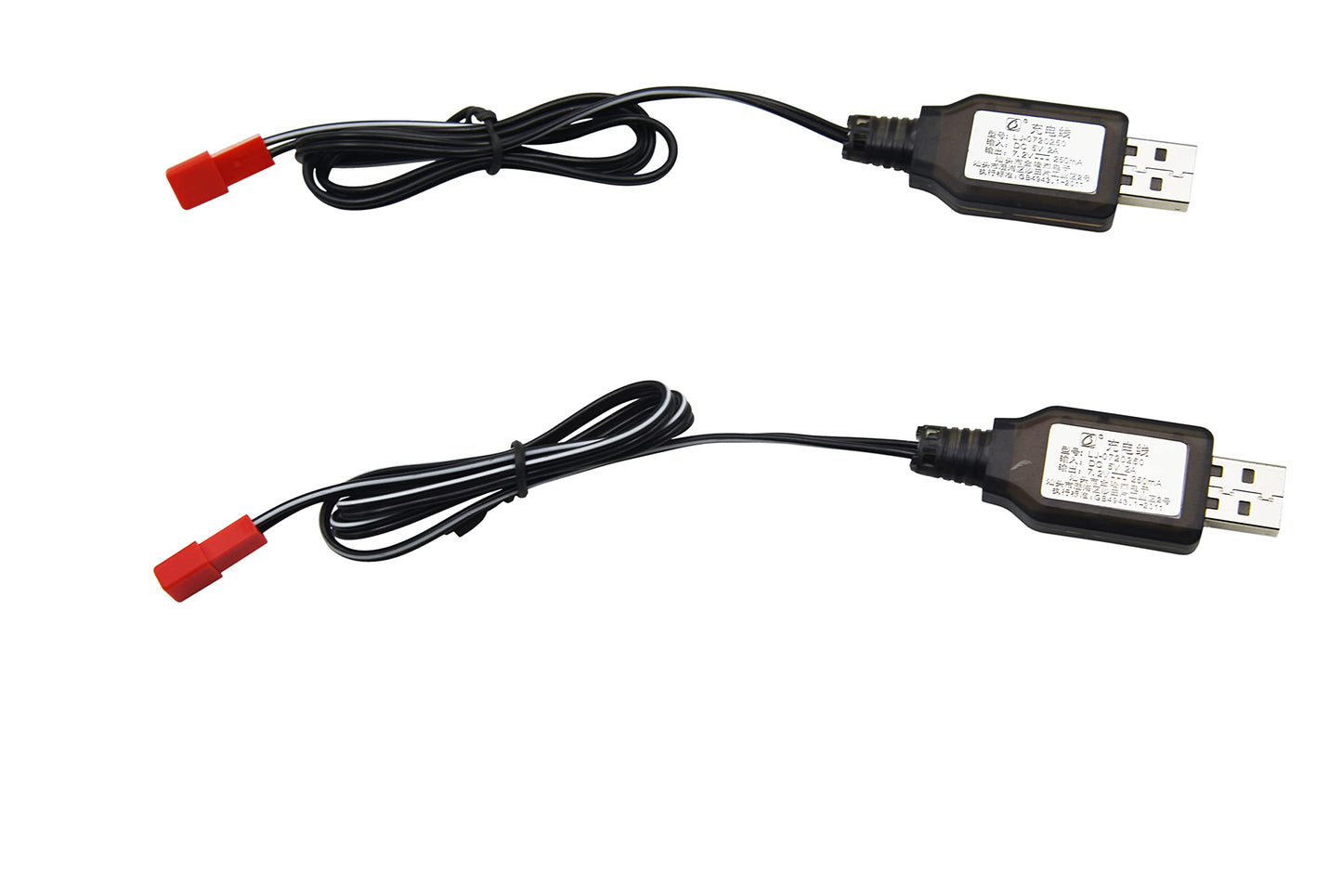 Blomiky 7.2V JST Plug USB Charger Cable for TR-211 TR-215 550 15 Channel RC Excavator 7.2V NiCd or NiMh Rechargeable Battery 7.2