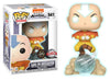 Funko Pop! Avatar The Last Airbender Aang On Airscooter Glow In The Dark Gitd Chase Special Edition Sticker Figure