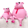 Cute Squishy Pig For Kids And Adults - 2Pack Of Sensory Stress Relief Pig Squeeze Toys To Anxiety, Funny Stretch Animal Splat To