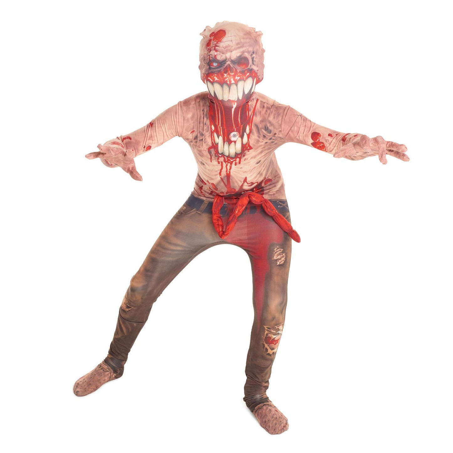 Morphsuits Kids Exploding Guts Zombie Monster Costume - Medium 3'6-3'11 / 8-10 Years