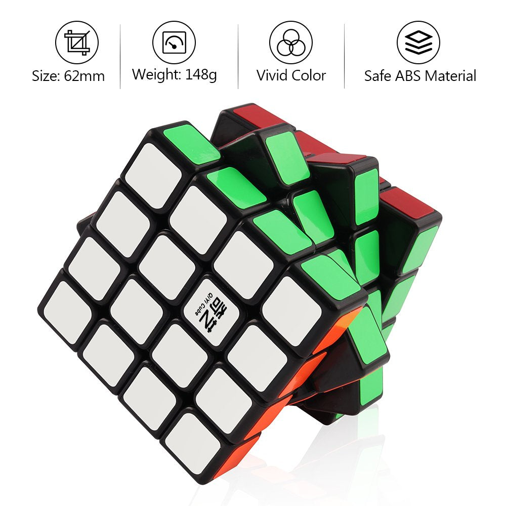 D-Fantix Qiyi Qiyuan W 4X4 Speed Cube 4X4X4 Magic Cube Puzzle Toys Educational Gifts For Kids