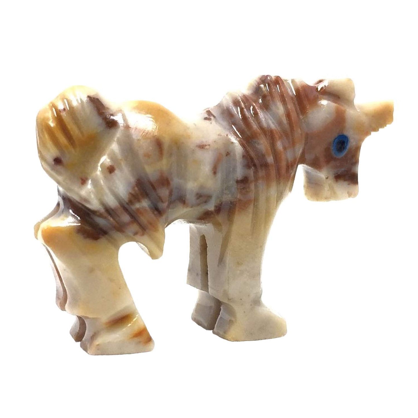 Nelson Creations, Llc 1.5 Inch Unicorn Hand-Carved Soapstone Animal Totem Figurine