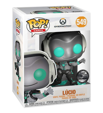 Funko Pop! Overwatch Ribbit Lucio Vinyl Figure - 2019 Blizzcon Exclusive, Multicolor, Model 889698413121