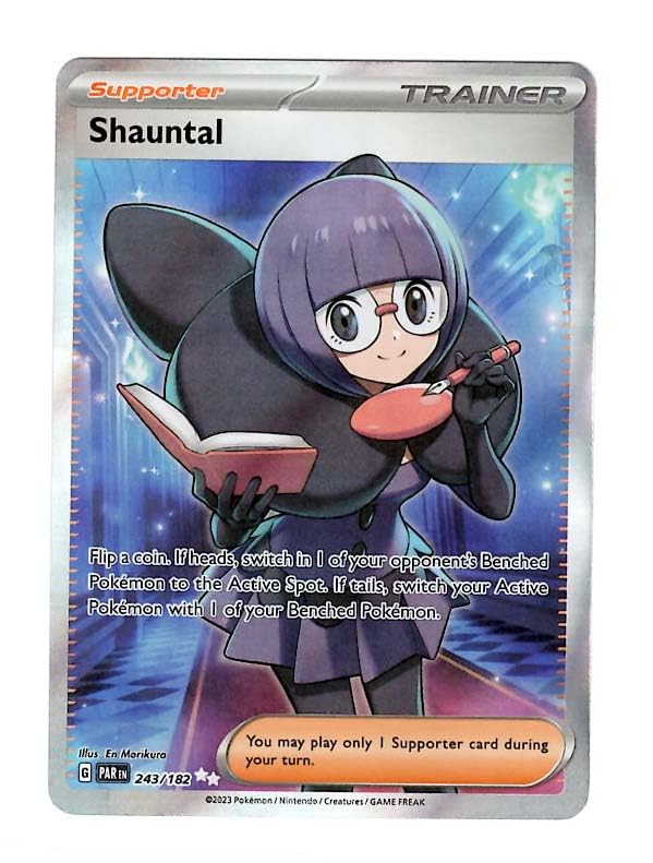 Pokemon - Shauntal 243/182 - Paradox Rift - Full Art - Ultra Rare - Single Card