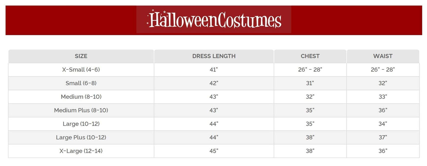 California Costumes Girls Vampire Costume Medium Plus (8-10)