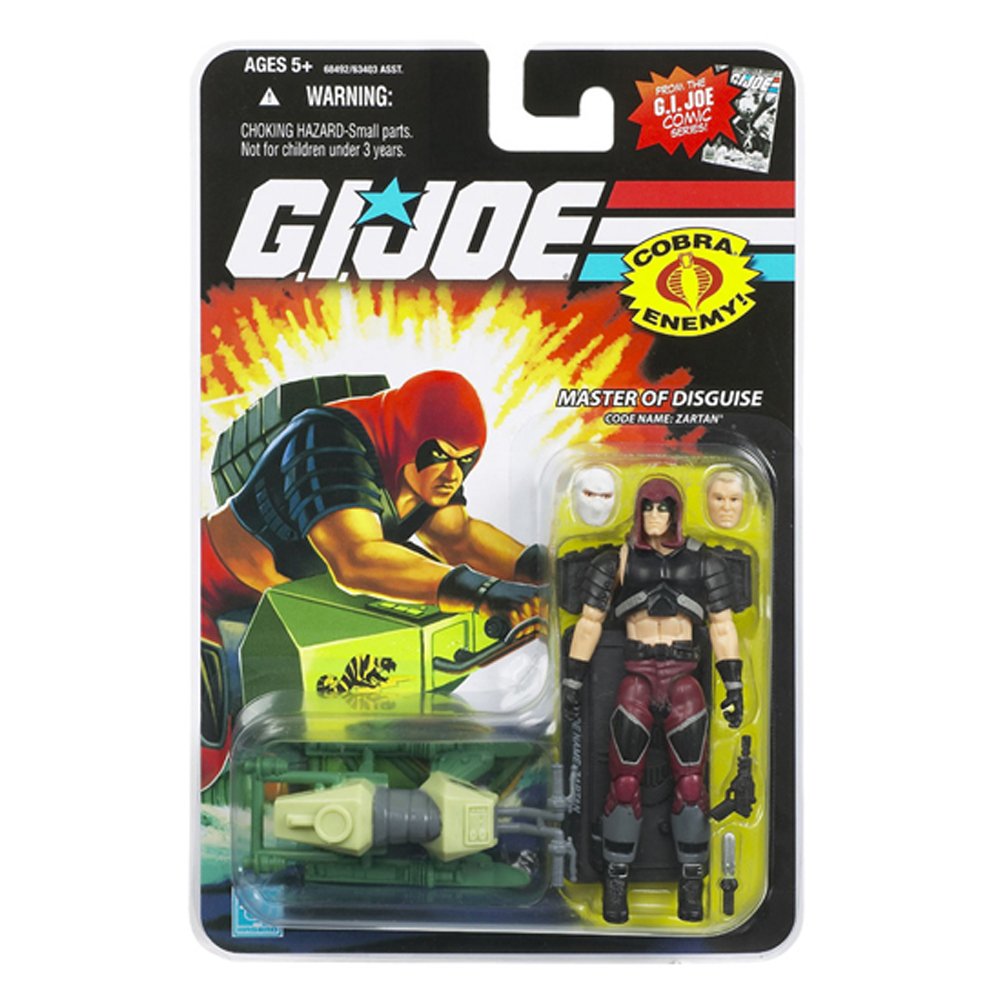 G.I. Joe Hasbro 3 3/4' Wave 11 Action Figure Zartan (Master Of Disguise)