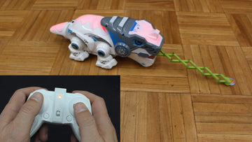 Geppeto Robosaur RC - One Size Remote Control Dinosaur - Durable Acrylonitrile Butadiene Styrene, Robosaur Color, Model 17003