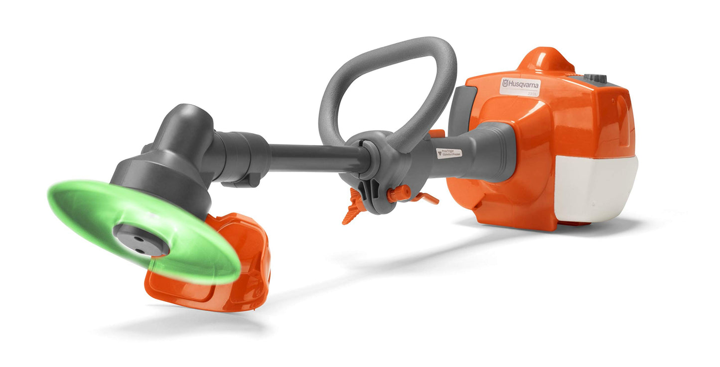 Husqvarna 585729104 Toy Trimmer And Toy Weed Eater With Realistic Sounds And Light-Up Trimmer Line For Kids Ages 3 And Up