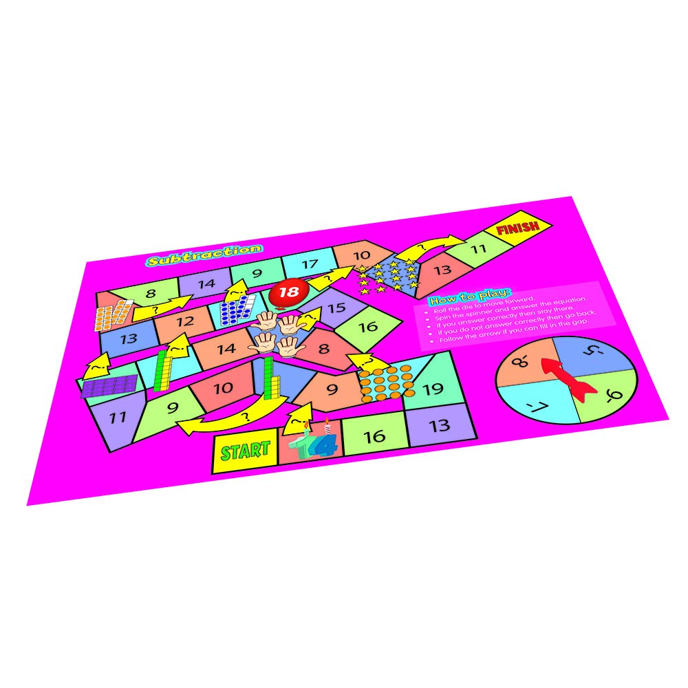 Junior Learning Jl425 Math Board Games, Multi