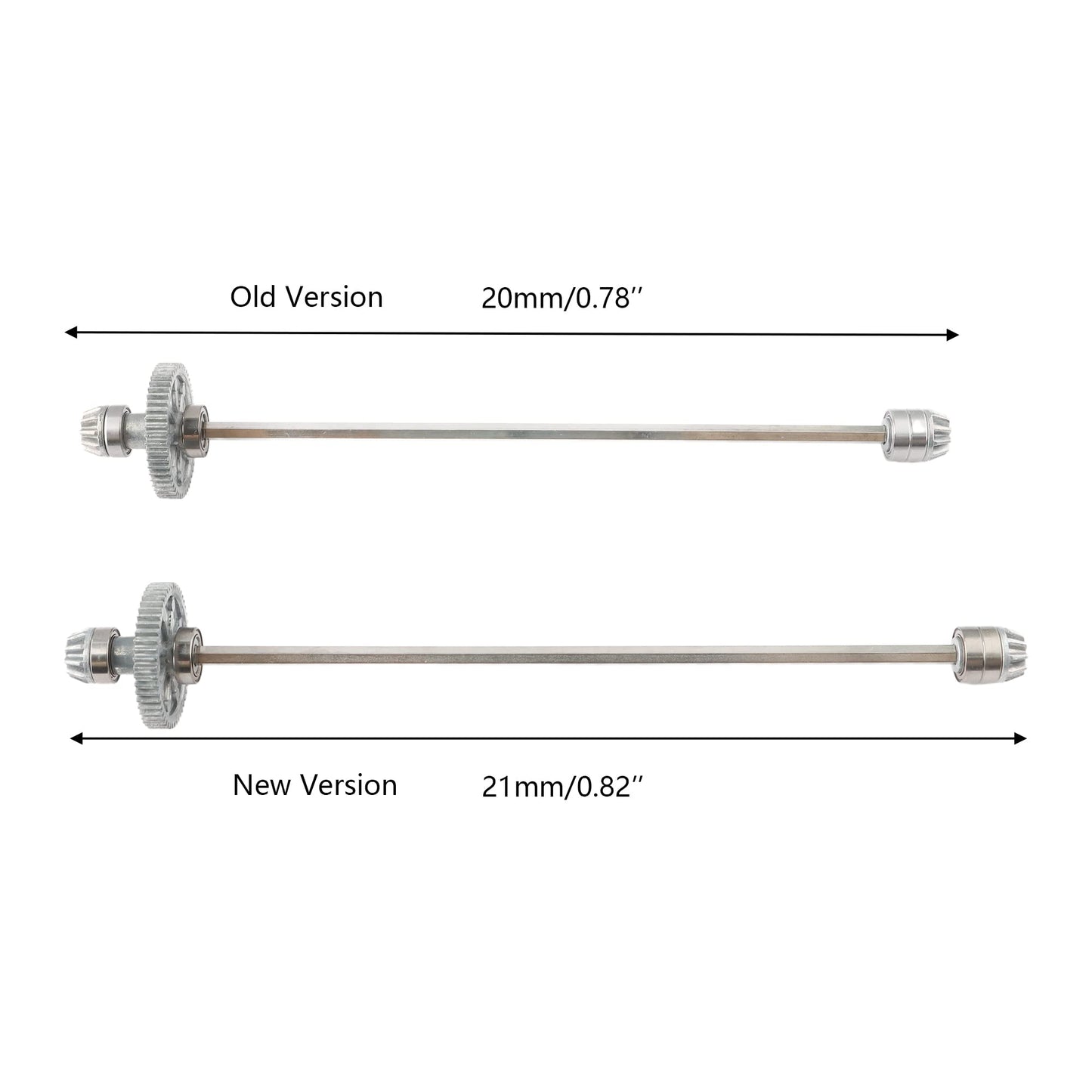 Gdool 1:10 9125 Rc Trucks Car Upgraded Original Parts Aluminum Main Drive Shaft 25-Zj05 Lg-Zj05 For High Speed 1:10 9125 Rc Truc