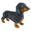 Bits And Pieces - Dachshund 3-D Block Puzzle - Dog Breed Building Blocks - 898 Piece Construction Model Set