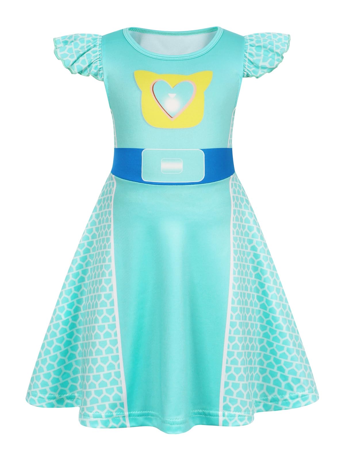 Marendyee Girls Kitties Costume Dress Christmas Gift For Kids Birthday Party Cosplay Dresses 7-8 Years