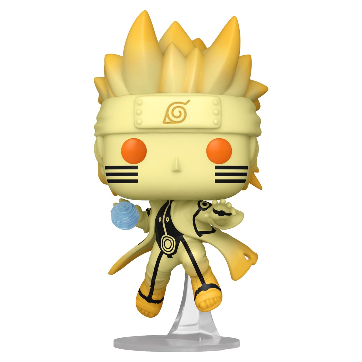 Funko Pop! Animation: Naruto Shippuden - Naruto Uzumaki In Kurama Link Mode Special Edition Multicolor Exclusive #1469 & Naruto Running #727 Vinyl Figures Bundle