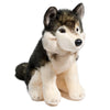 Douglas Atka Wolf Plush Stuffed Animal - Cream/Tan/Black, 11 Tall, Soft & Cuddly Toy for Kids and Collectors