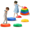 Juoe 5Pcs Stepping Stones For Kids,Non-Slip Plastic Toddler Balance River Stones For Promoting Children'S Coordination Skills Ob