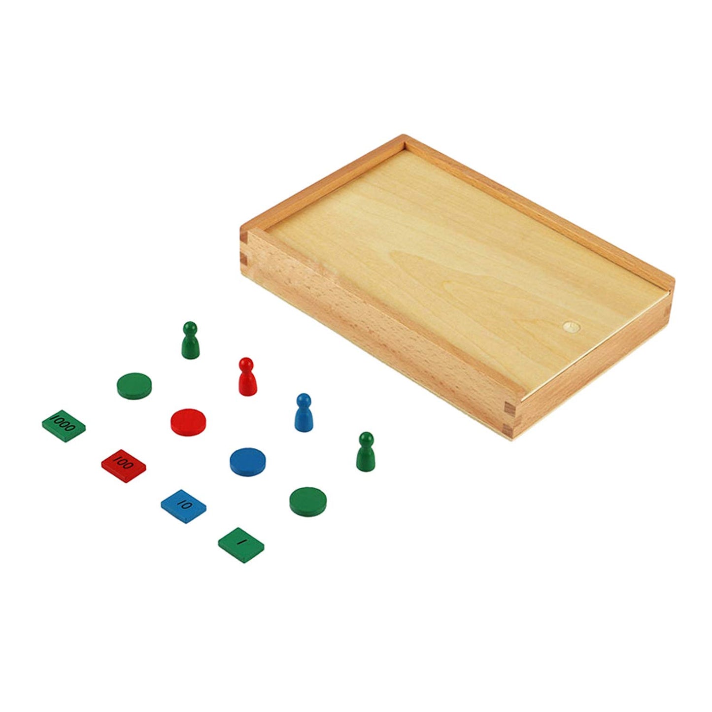 Yanhan Montessori Stamp Game Professional Version Math Material Kids Early Development Wooden Toy School Teaching Aids