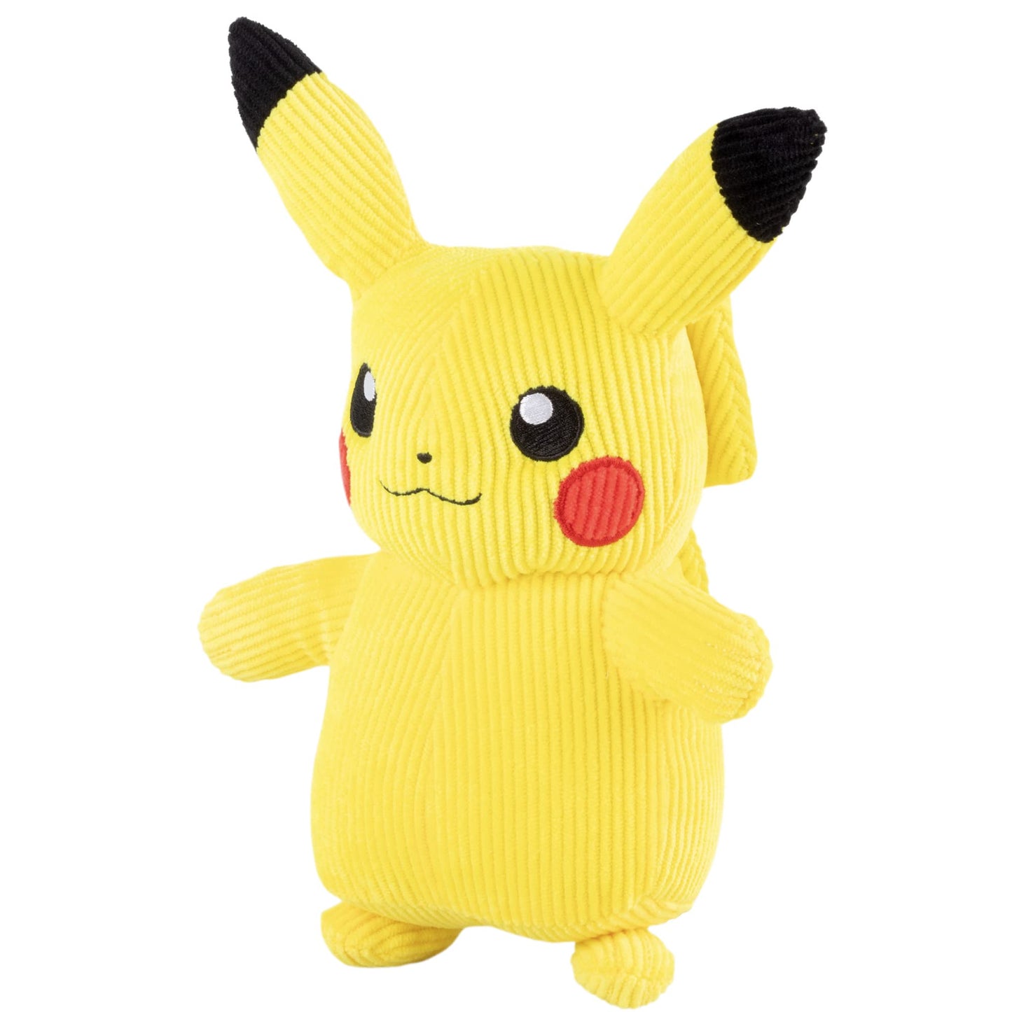 Pokémon 8' Pikachu Corduroy Fabric Plush - Officially Licensed - Quality Authentic & Soft Corduroy Stuffed Animal Toy - Limited Edition - Great Gift For Kids, Boys, Girls & Fans Of Pokemon