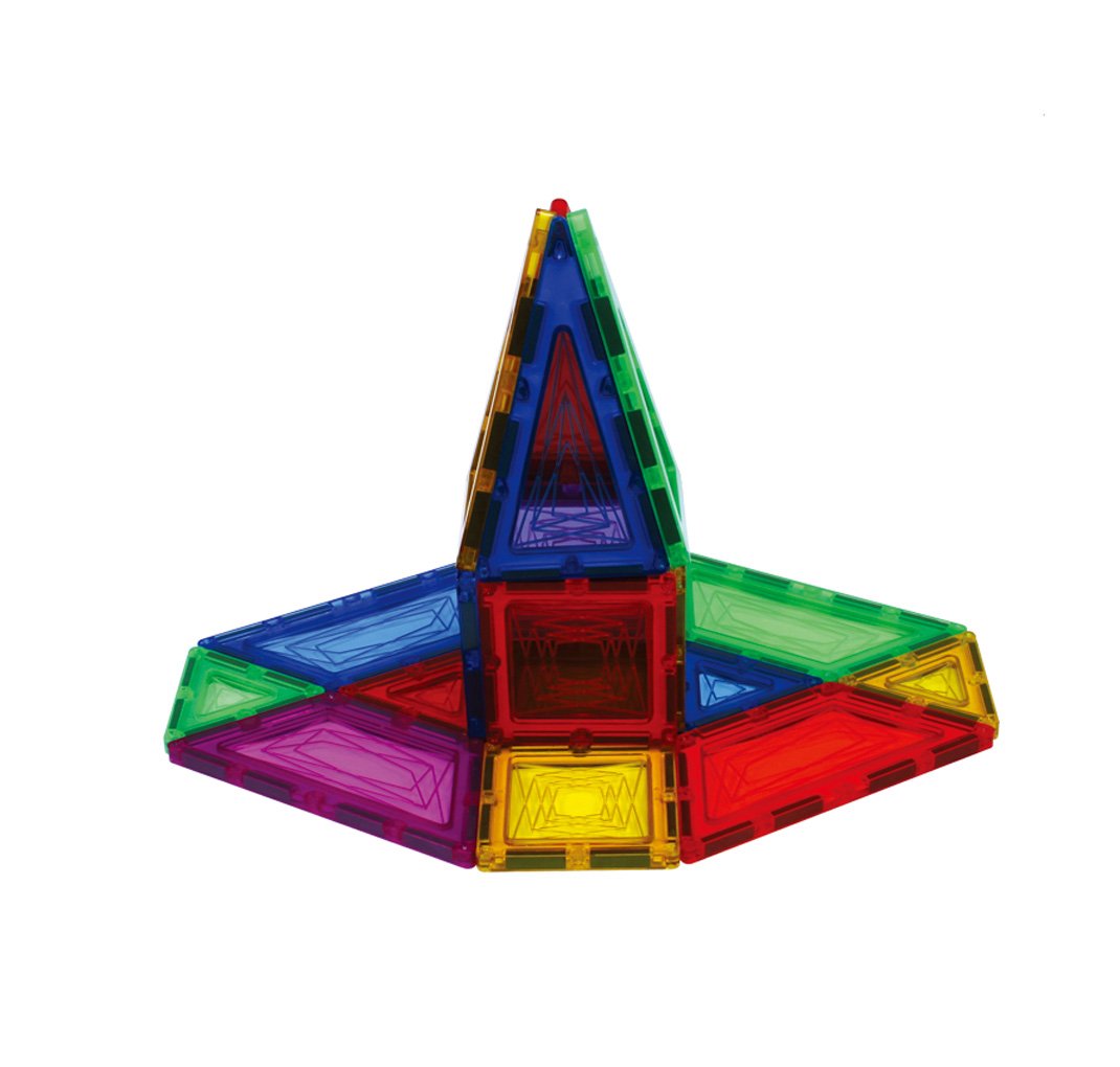 Magsnaps Magnetic Construction Set With 100 Pieces, Stem Learning Toy