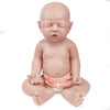 Vollence 18 Inch Full Silicone Reborn Baby Doll - Realistic Eyes Closed, Girl, Model 6391ace427ade714b70fb966024ae804