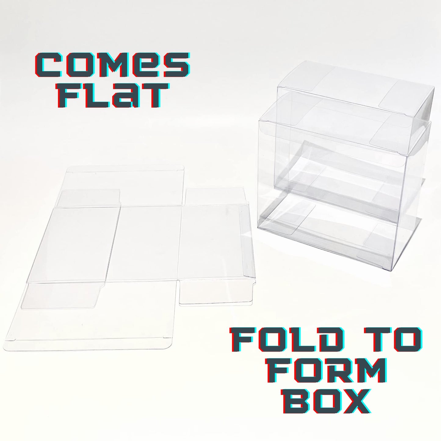 Japanese Pokemon Booster Box Protective Case (5 Pack) - Clear Plastic Display Box For Japanese Booster Box, Convenient, Stackable Storage Solution For Collectors Gifts Pokemon Cards Protector