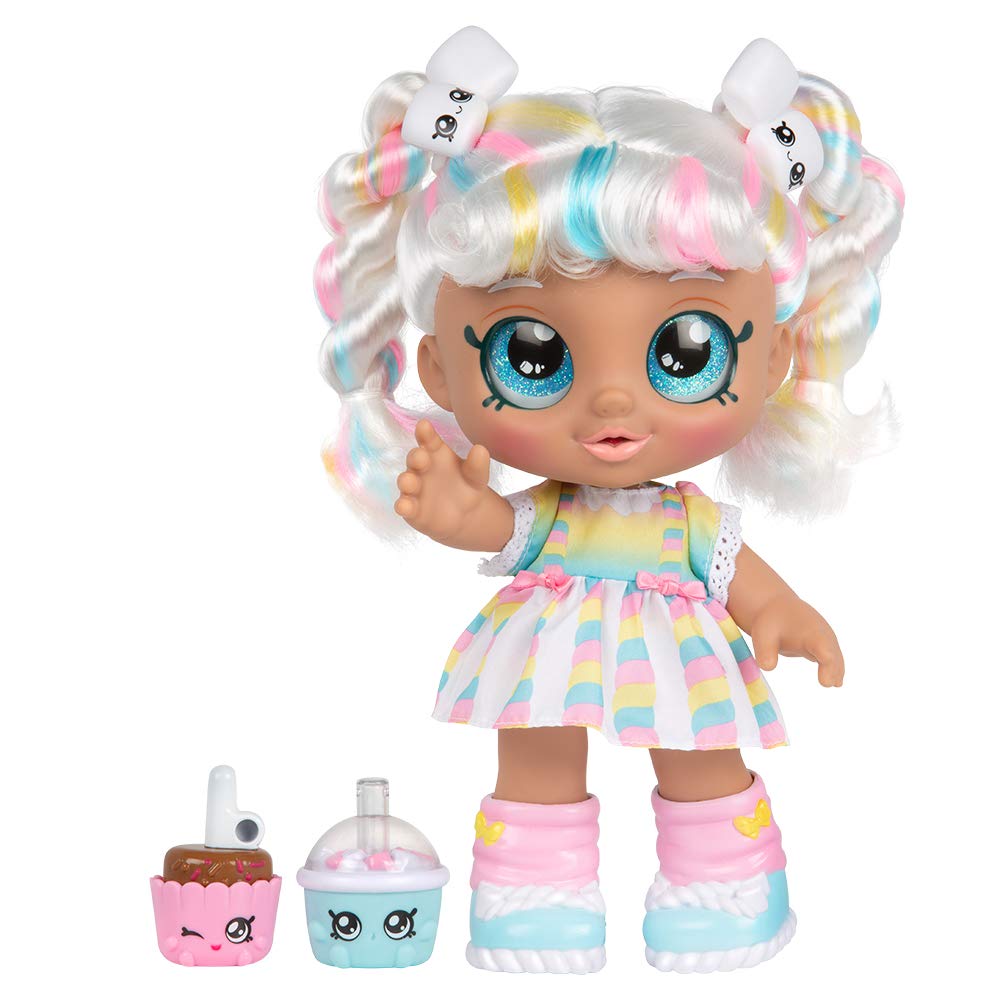 Kindi Kids Snack Time Friends - Pre-School Play Doll, Marsha Mello - For Ages 3+ | Changeable Clothes And Removable Shoes - Fun
