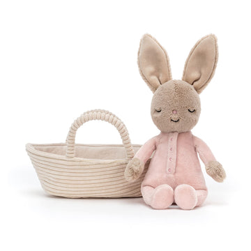 Jellycat Rock-A-Bye Bunny Stuffed Animal, 8 Inches | Rabbit And Bunny Plush Toy | Classic Children'S Gift