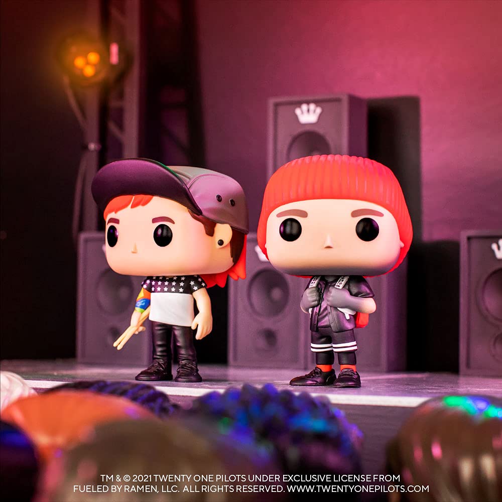 Funko Pop! Rocks Joshua Dun - Twenty One Pilots Stressed Out Vinyl Figure, Multicolor, Model 56730