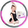 LETAO Fitness Hoop for Kids Ages 3-8 | Rose-Gray Fitness Hoop for Kids, can be dismantled, Including Electronic Instructions