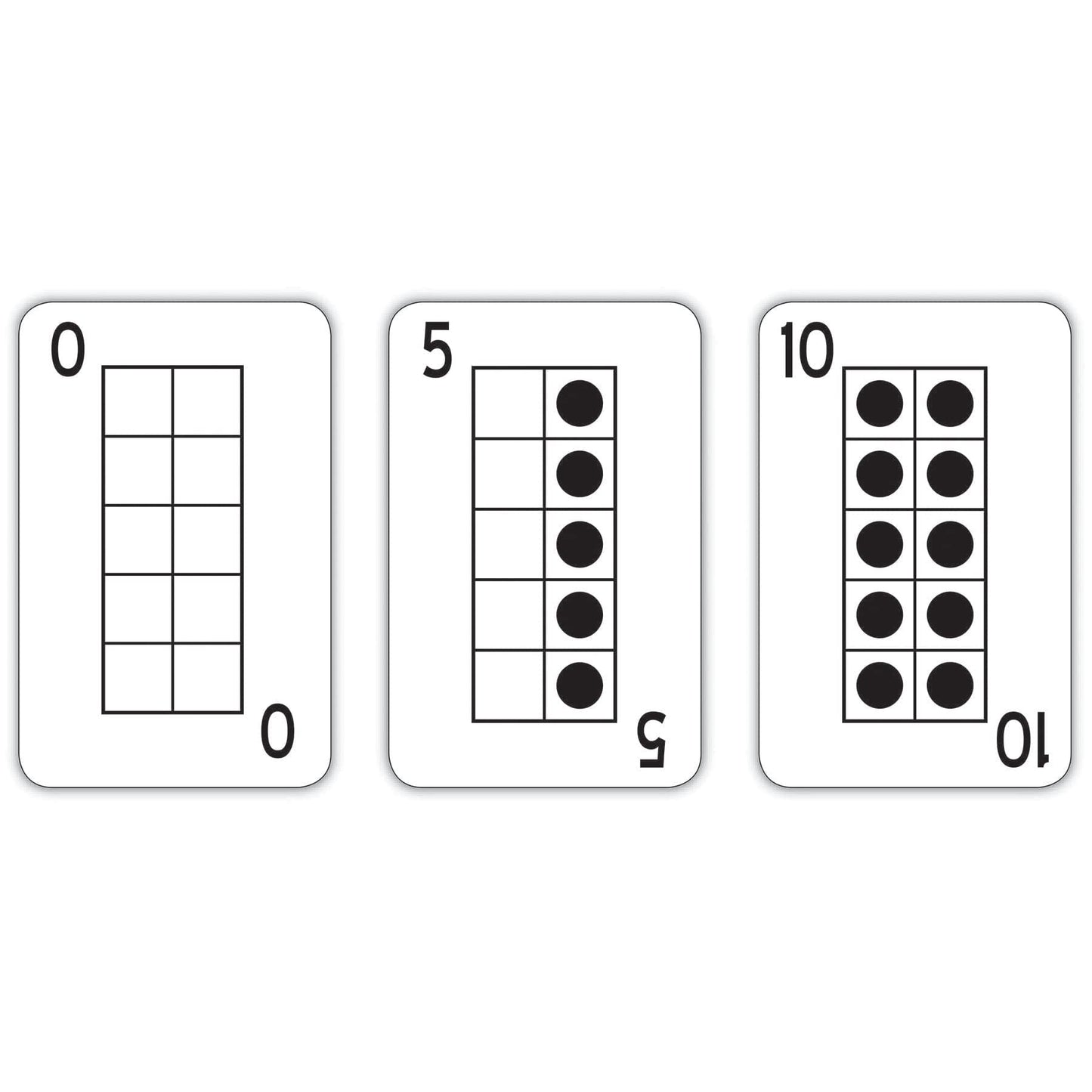 Learning Advantage - 7293 Learning Advantage Ten Frames Playing Cards