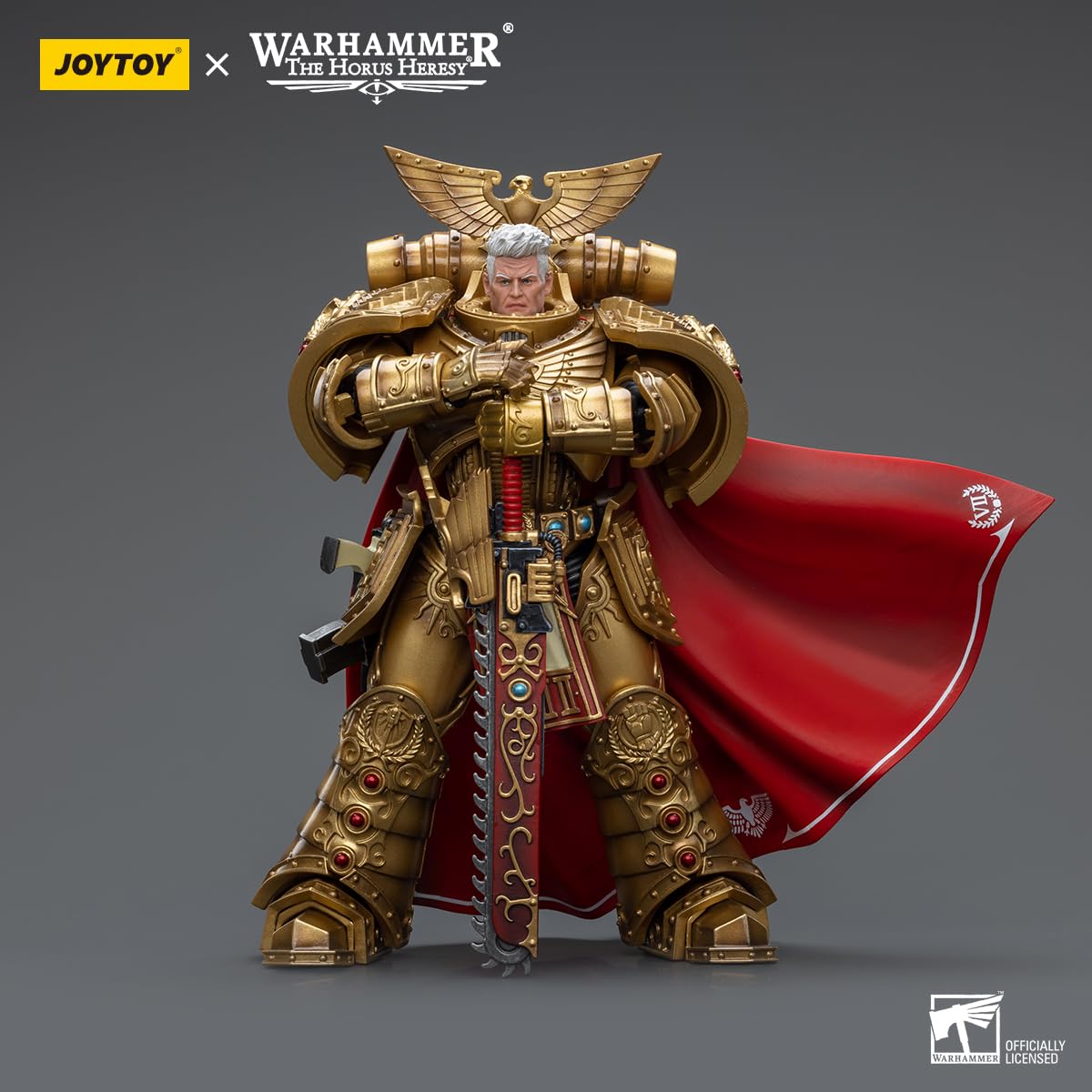 Beerise Joytoy 1/18 Action Figures - Warhammer The Horus Heresy Imperial Fists Rogal Dorn Primarch Of The Vllth Legion - 7,Colle