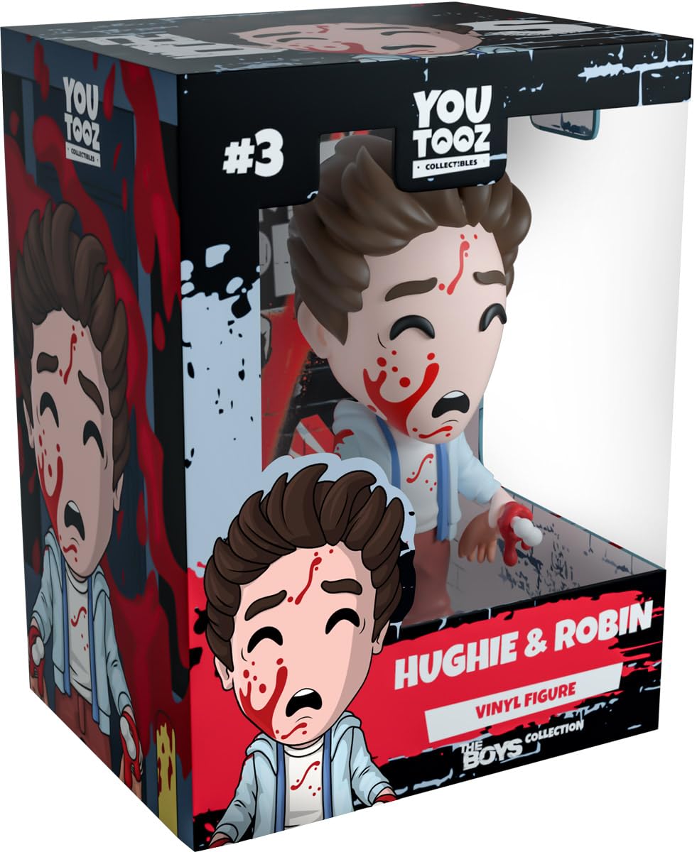 Youtooz Hughie And Robin 4.6'' Vinyl Toy Figure, Official Licensed Hughie And Robin Collectible From The Boys Tv Series And Comi