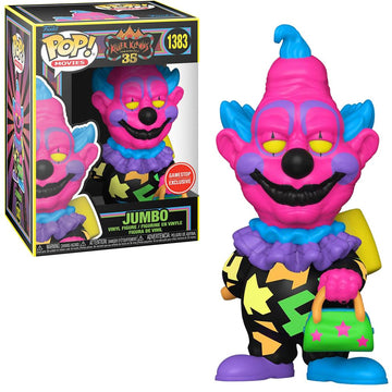 Funko POP! Jumbo in Blacklight Killer Klowns from Outer Space 35th Anniversary POP! Movies Gamestop limited availability Vinyl Figure