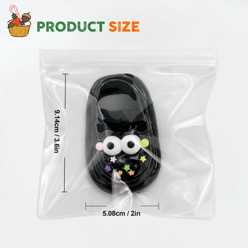 Taba Squishy Toys Valentines Cat Paw Cute Kawaii Squeeze Toys Sticky Squishy Fidget Toys Silicone Squeeze Toy for Stress Relief Cute Soft Toys Best Valentines Gift for Anniversary (Eyes Slipper)