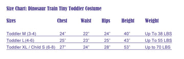 California Costumes Kids Tiny Dinosaur Costume Large (4-6)