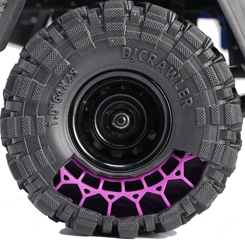 1.0 Inch Purple Silicone Rubber Inserts for 64 * 25mm Tires