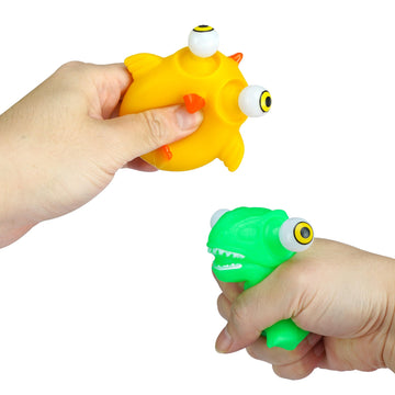 Zaleny Animal Squeeze Toys Stress Relief Eye Popping Toy Pop Out Eyes Toy for Kids Boys Girls Sensory Fidget Toy Birthday Party