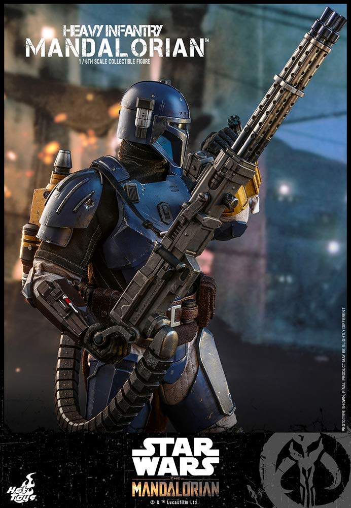 Hot Toys Heavy Infantry Star Wars Mandalorian Sixth Scale 1/6 The Mandalorian Tms010 Television Masterpiece Series Collectible Action Figure
