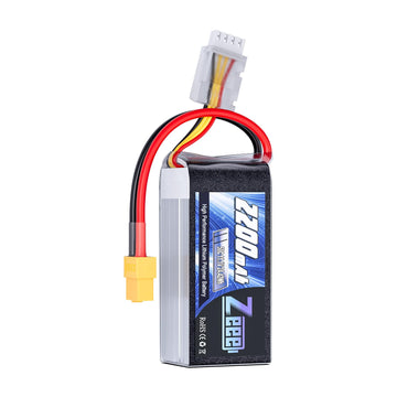 Zeee 3S Shorty Pack Lipo Battery 2200mAh 11.1V 50C Battery with XT60 Plug for RC Car Truck Vehicles RC Boat RC Drone Airplane Qu