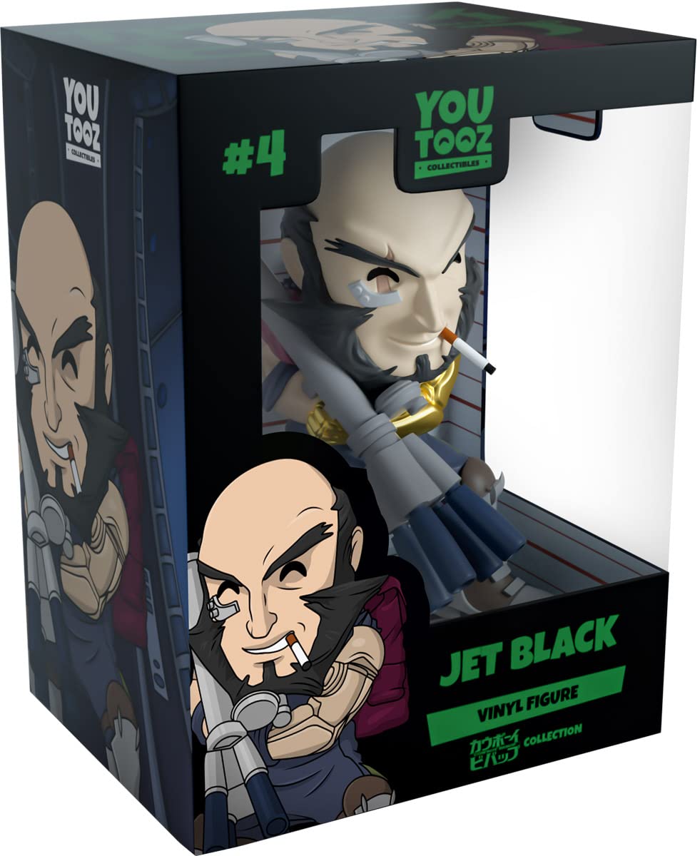 Youtooz Jet Black 5'' Inch Figure, Official Collectible Jet Black From Anime And Series Cowboy Bebop By Youtooz Cowboy Bebop Col