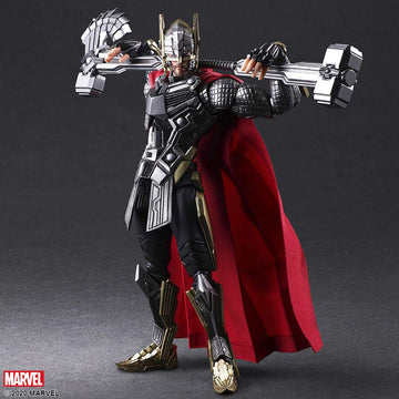 Square Enix Marvel Universe Thor Variant Bring Arts Action Figure, Multicolor