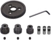 GLOBACT RC Metal Steel Spur Gear 54T 32P with Pinions 15T/17T/19T for Traxxas Slash 4x4, Rally, Stampede