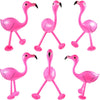 Yaomiao Inflatable Pink Flamingo Summer Beach Luau Birthday Party Accessories For Outdoor Indoor Hawaiian Party Decoration(24 Pi